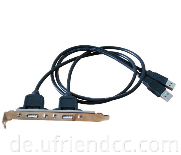 10pin Motherboard weiblicher Header zum Dual USB 2.0 Adapter -Kabel